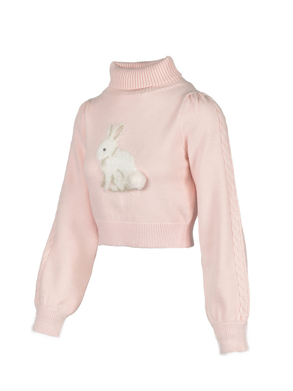 Lapin Turtleneck Knit 詳細画像 オフホワイト 16
