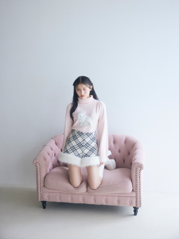 Lapin Turtleneck Knit 詳細画像 オフホワイト 16