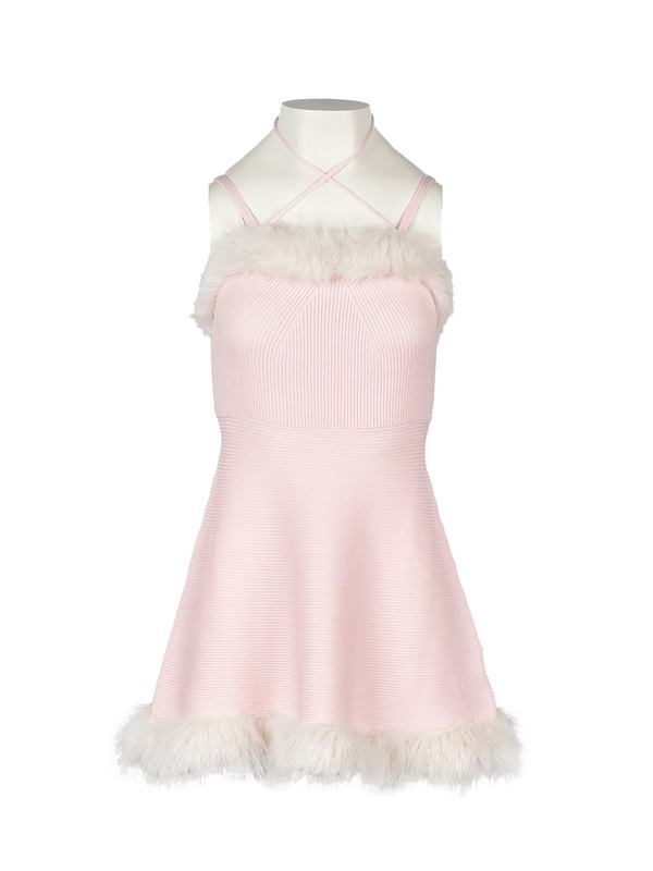 Fur Cami Cardigan Onepiece 詳細画像 アイスグレイ 16