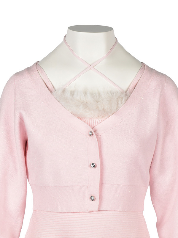 Fur Cami Cardigan Onepiece 詳細画像 アイスグレイ 16