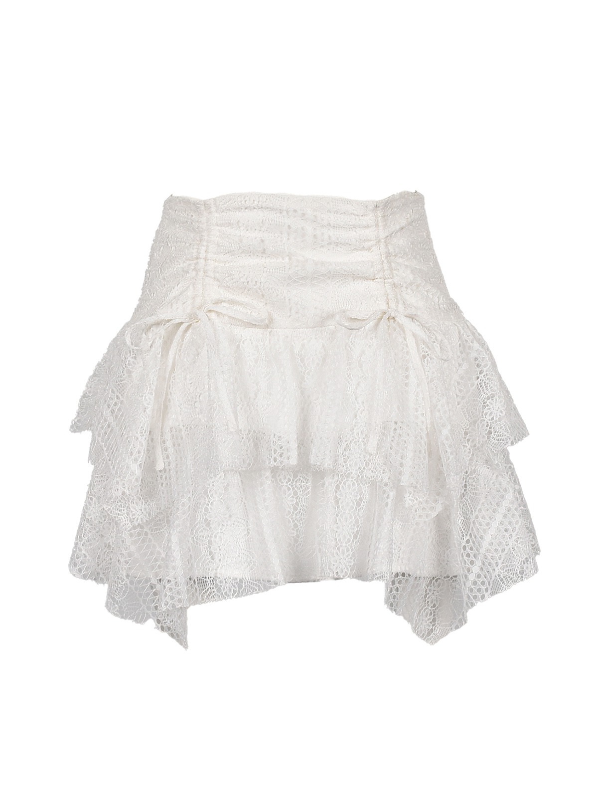 Asymmetry Ribbon Lace Skirt｜evelyn（エブリン）公式通販サイト