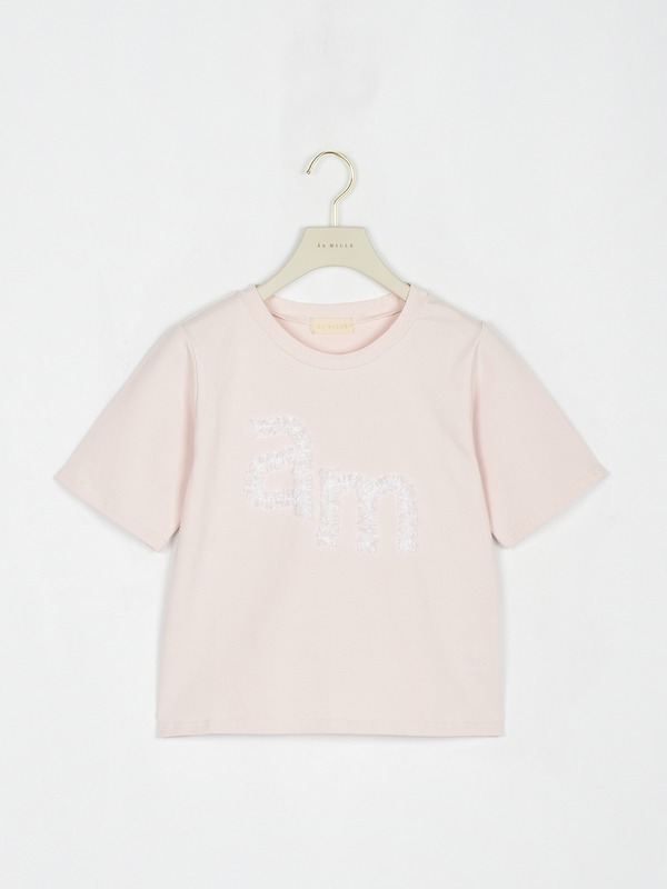 チュールフリルロゴTシャツ 詳細画像 ピンク 1