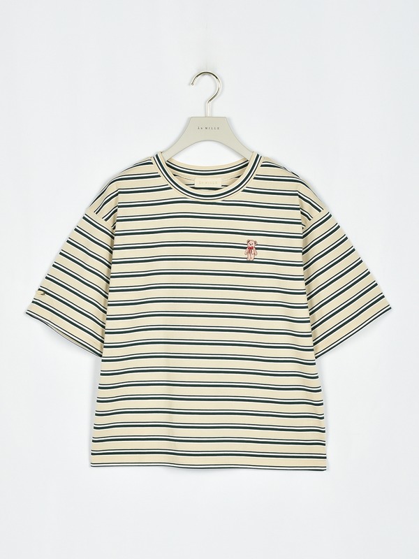 アンミールベアTシャツ 詳細画像 グリーンボーダー 1