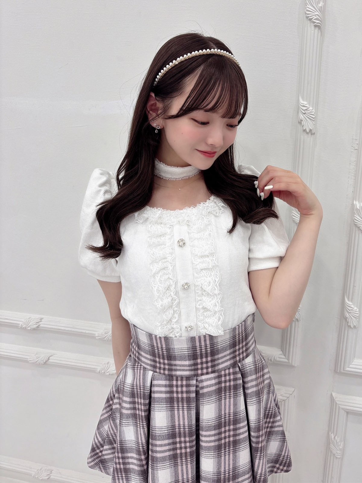 evelyn エブリン レーススクエアTP ピンク zz-EVC-2162A_02-1.jpg?1746754702