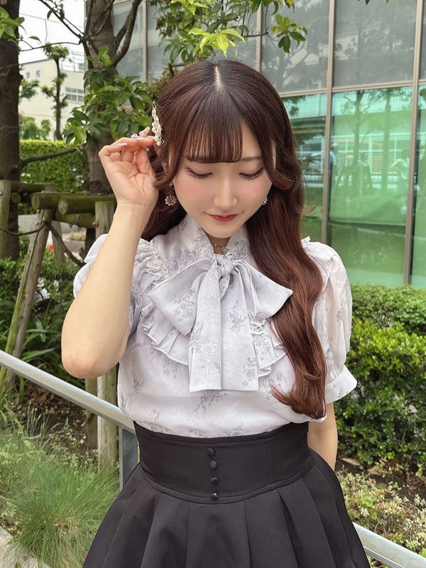 花柄レースフリルBS 詳細画像 オフホワイト 1