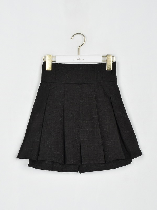 タックプリーツスカート 詳細画像 ブラック 16