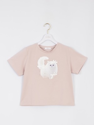 猫ちゃんリボンTシャツ