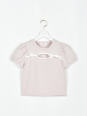 バイカラーリボンTシャツ