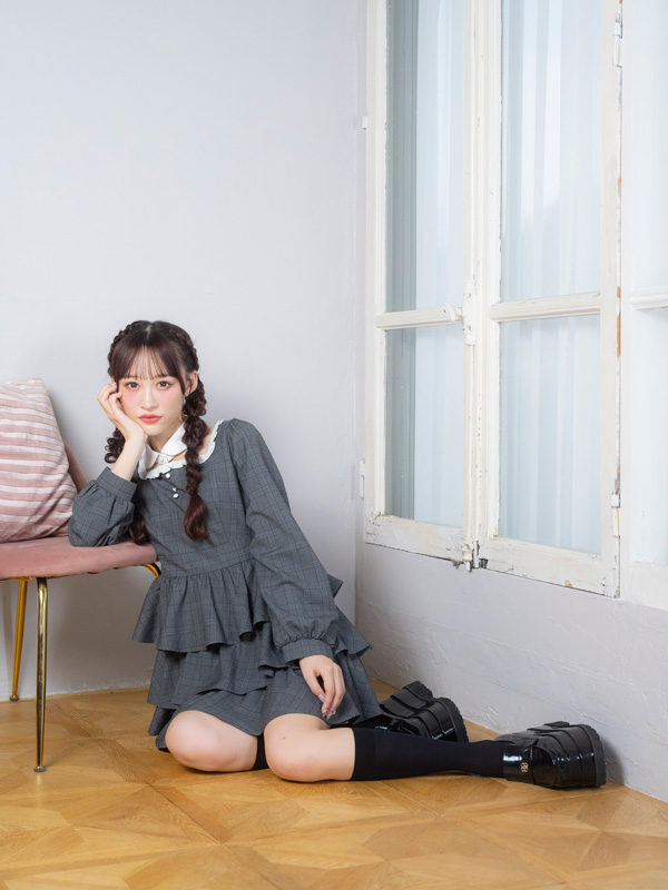 厚底チャームローファー 詳細画像 ブラック 16