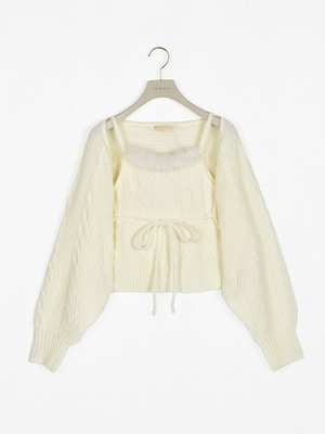 ハートケーブルボレロセット
