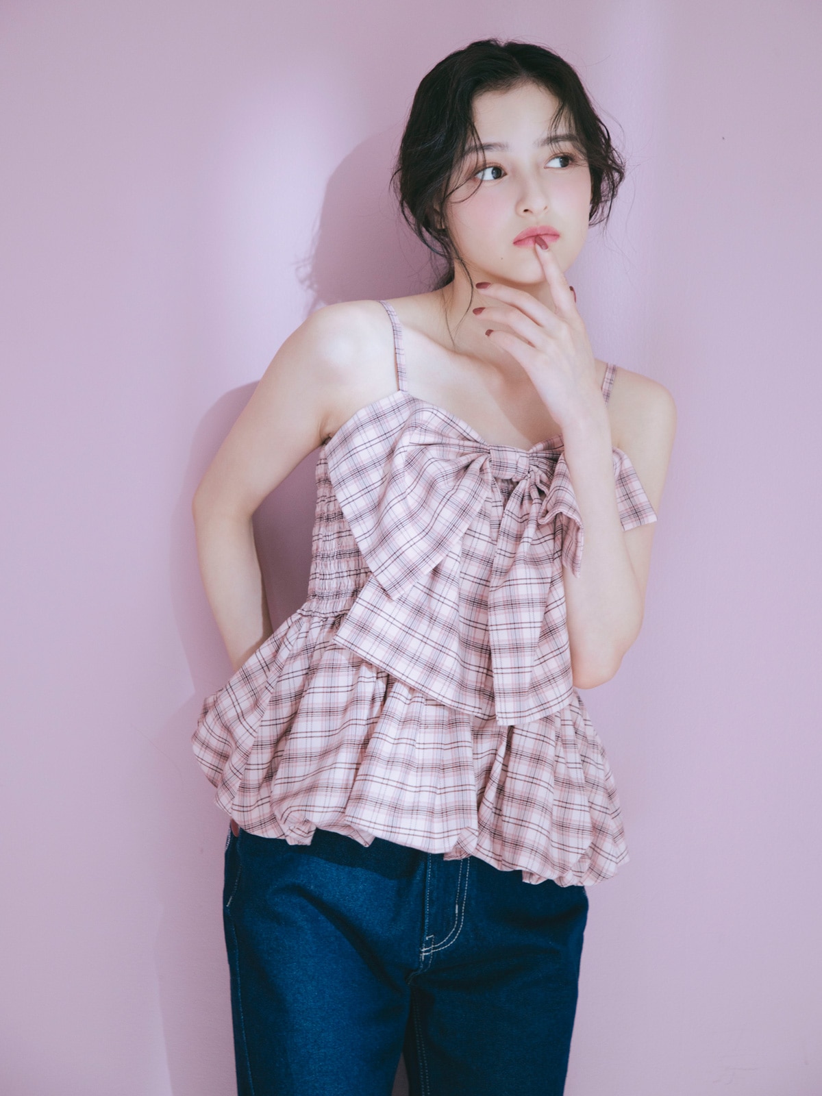 ビッグリボンキャミトップス｜evelyn（エブリン）公式通販サイト