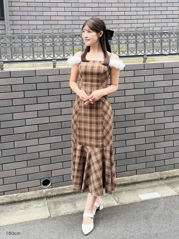 リボンボレロファーキャミワンピース 詳細画像 ブラック 16