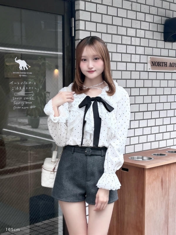 ベルトショートパンツ 詳細画像 チャコール 1