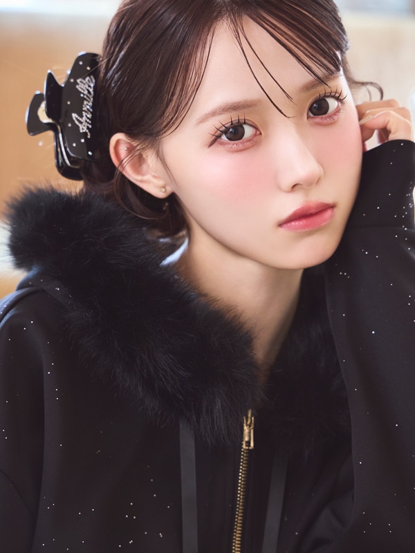 オリジナルラインストーンヘアクリップ 詳細画像 ベージュ 16