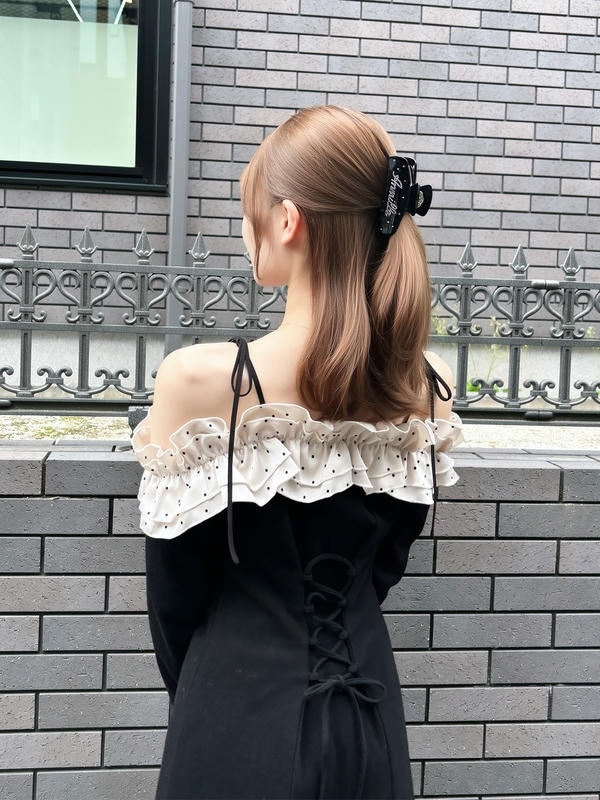フリルオフショルワンピース 詳細画像 チェック 16