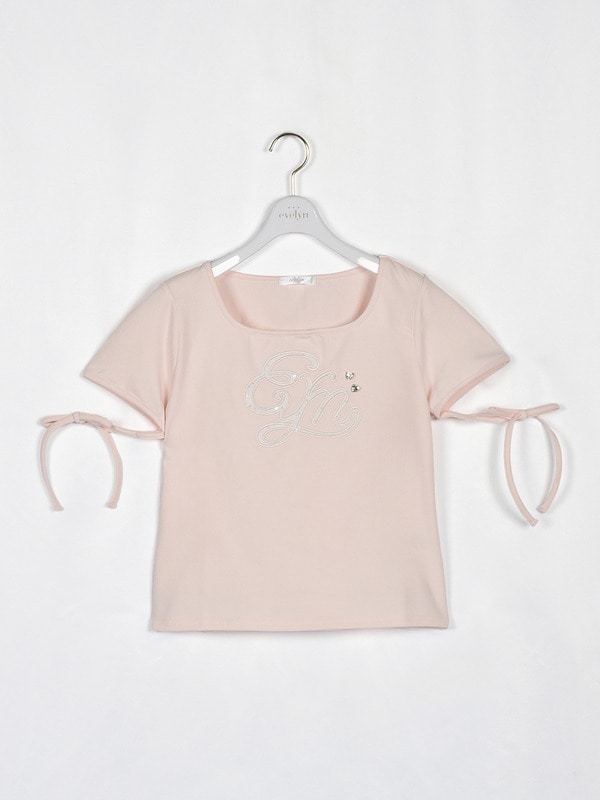 ラメレースTシャツ 詳細画像 ピンク 1