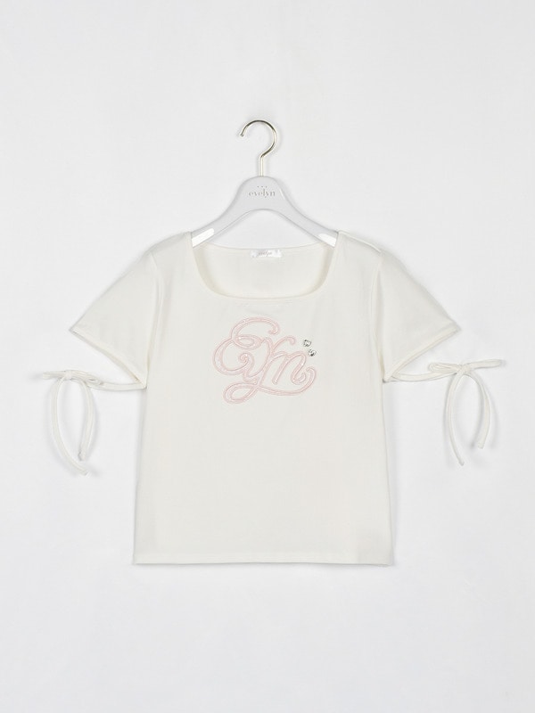 ラメレースTシャツ 詳細画像 オフホワイトピンク 1