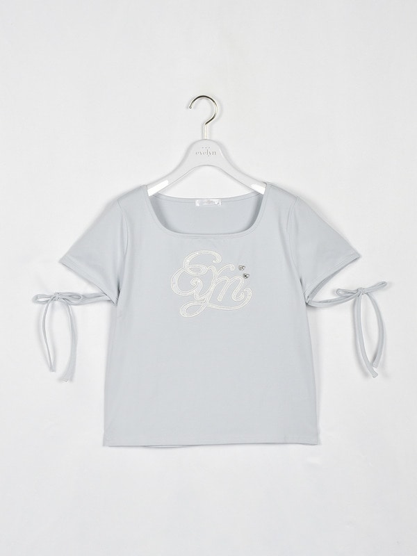 ラメレースTシャツ 詳細画像 アイスグレイ 1