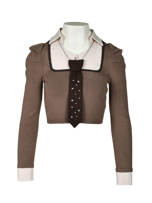Bijou Tie Shirts Docking Knit