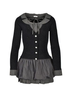 Shirts Docking Balloon Knit Onepiece