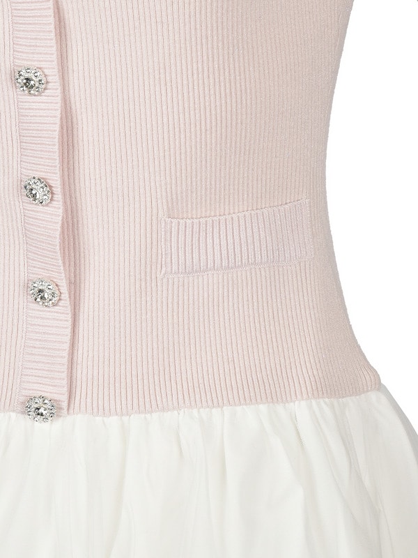 Shirts Docking Balloon Knit Onepiece 詳細画像 ピンク 16