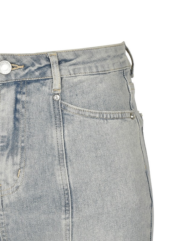 Bijou Ribbon Flare Denim 詳細画像 サックス 16