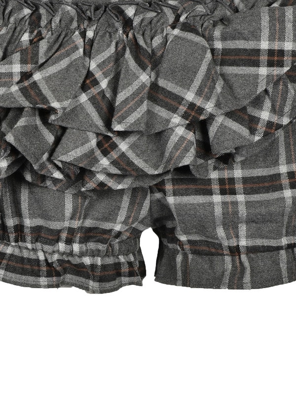Napoleon Frill Check Skirt 詳細画像 ベージュ 16