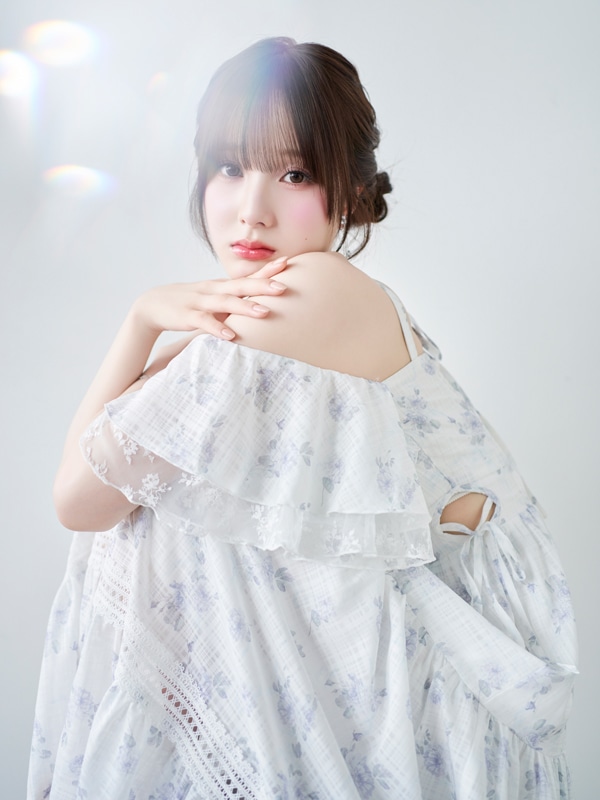 Bust Frill Openshoulder Long Onepiece 詳細画像 ドット 16