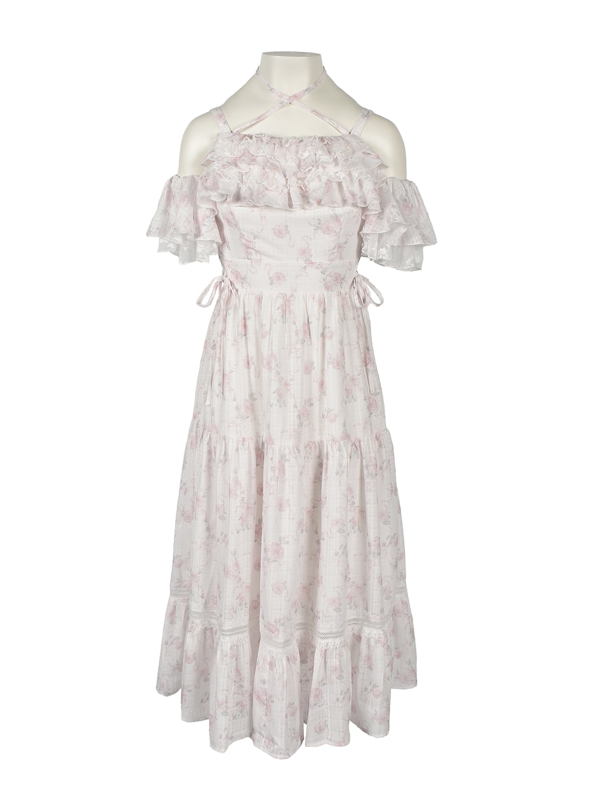 Bust Frill Openshoulder Long Onepiece｜evelyn（エブリン）公式通販