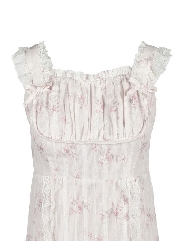 Flower Lase Cami Onepiece 詳細画像 オフホワイト 16