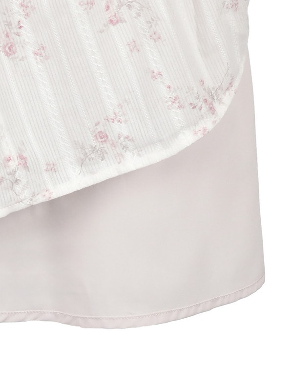 Flower Lase Cami Onepiece 詳細画像 オフホワイト 16