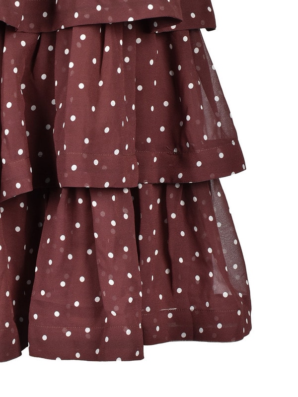 Rose Ribbon Tiered Mini Onepiece 詳細画像 ブラックチェック 16