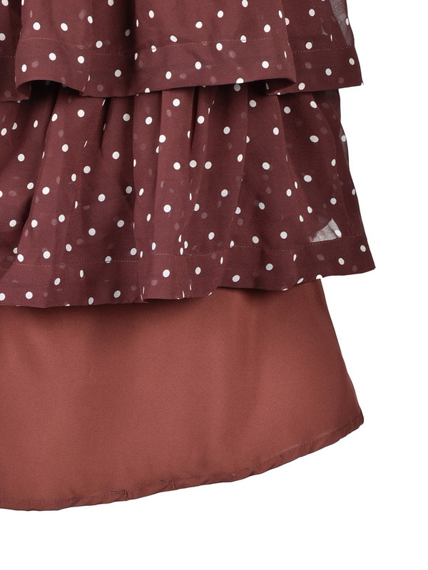 Rose Ribbon Tiered Mini Onepiece 詳細画像 ブラックチェック 16