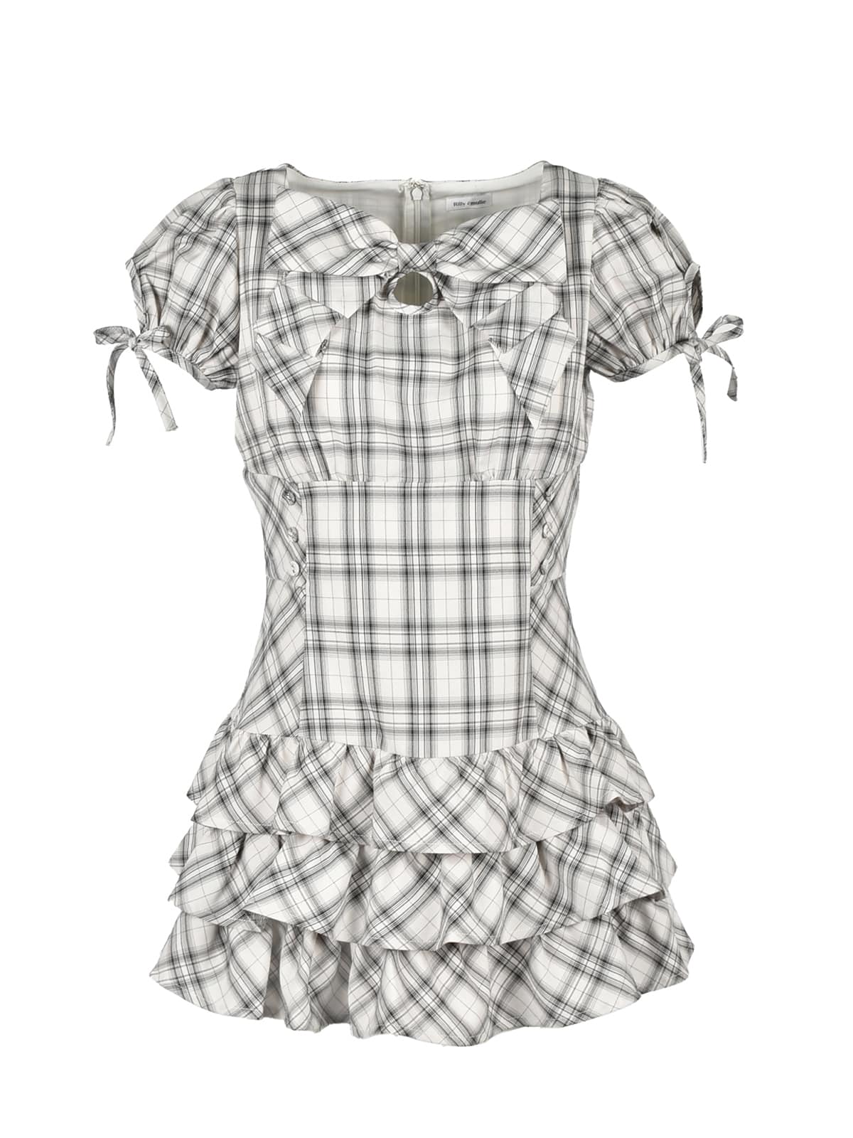 Front Ribbon Teired Mini Onepiece｜Rilly emulie （リリーエミュリ