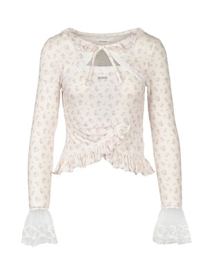 Point Lace Frill Rib Tops
