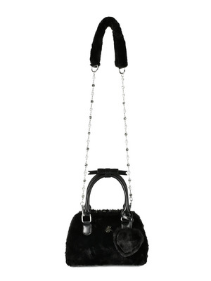 Original Logo Fur Bijou Shoulder Bag