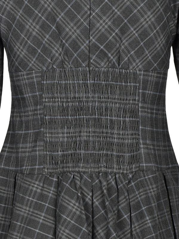 Double Pleats Check Mini Onepiece 詳細画像 ブラウン 16