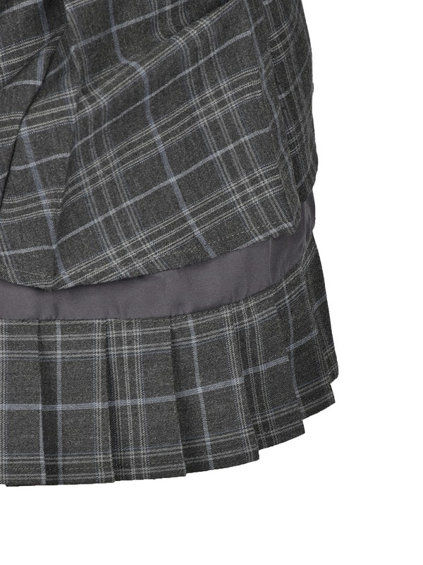 Double Pleats Check Mini Onepiece 詳細画像 ブラウン 16