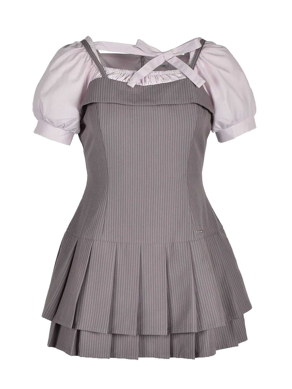 Rilly emulie リリーエミュリ ワンピース Double Pleated Ribbon Onepiece｜Rilly emulie （リリーエミュリ