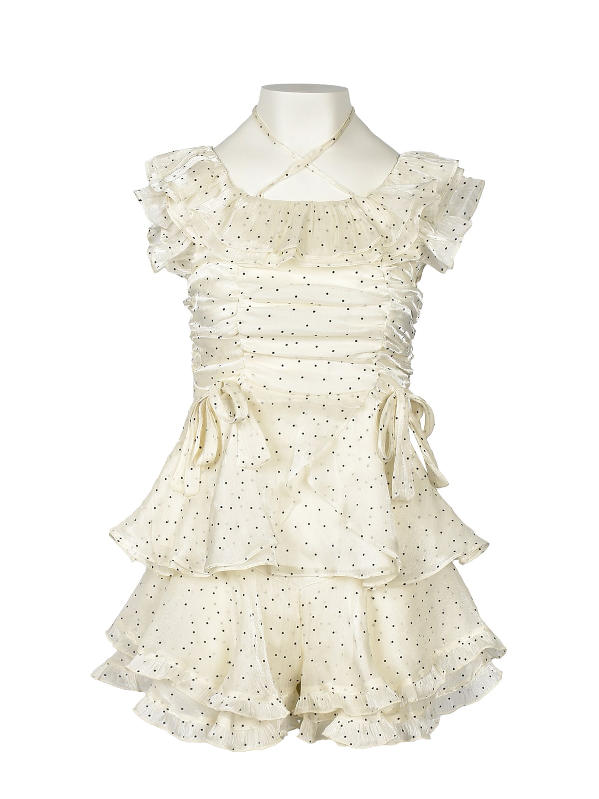 ワンピース Rilly emulie Square Frill Dot Setup Square Frill Dot Setup｜evelyn（エブリン）公式通販サイト