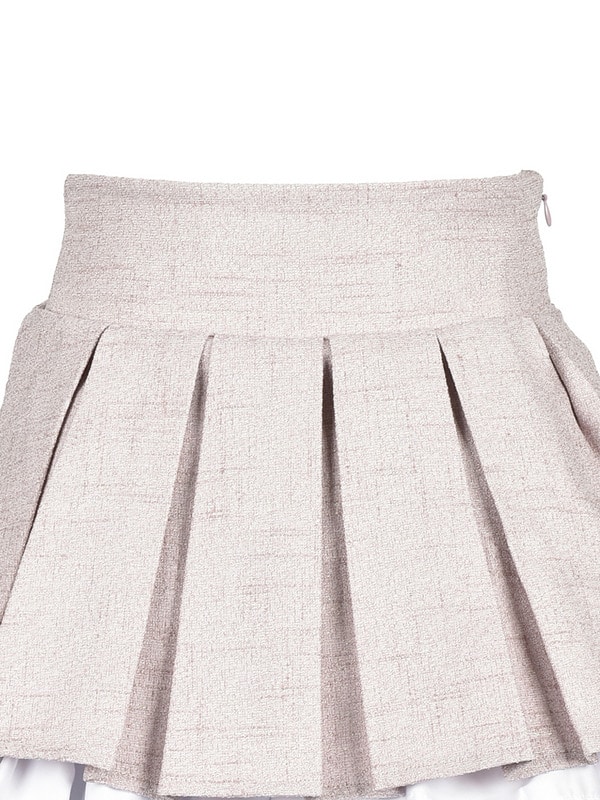 Volume Pleats Micro Skirt 詳細画像 ブラック 16
