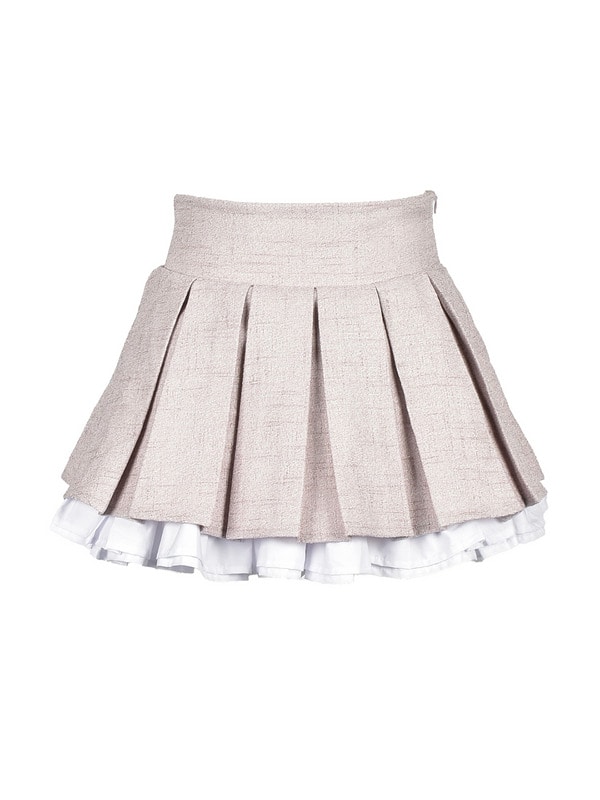 Volume Pleats Micro Skirt 詳細画像 ピンク 1
