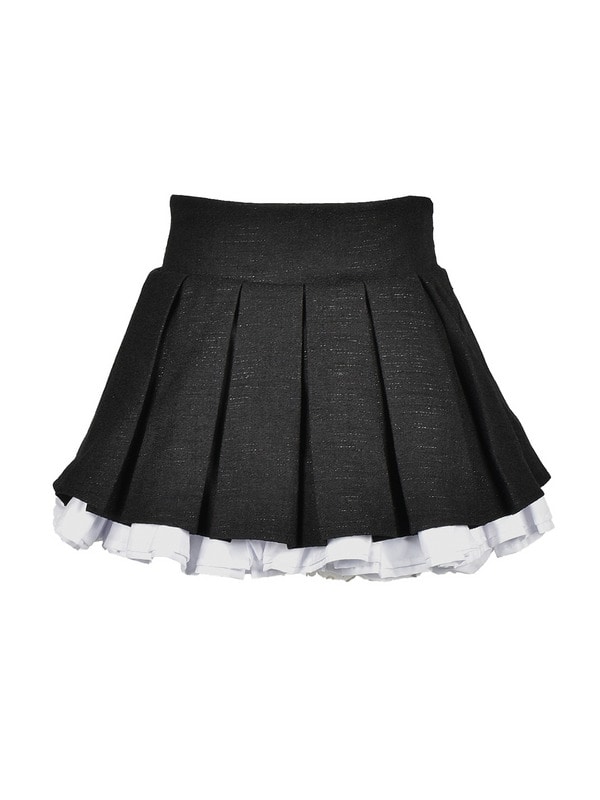 Volume Pleats Micro Skirt 詳細画像 ブラック 1