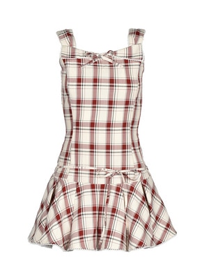 Pico Lace Check Cami Onepiece