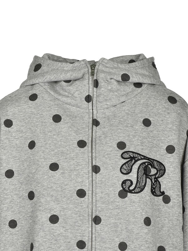 Lapin Dot Big Sweat Parker 詳細画像 ピンク 16