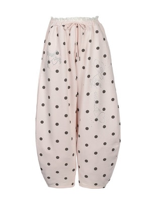 Dot Bijou Balloon Sweat Pants