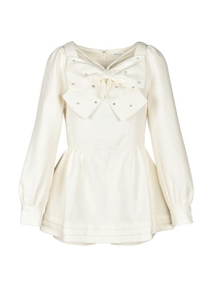 Ribbon Bijou Tweed Rompers