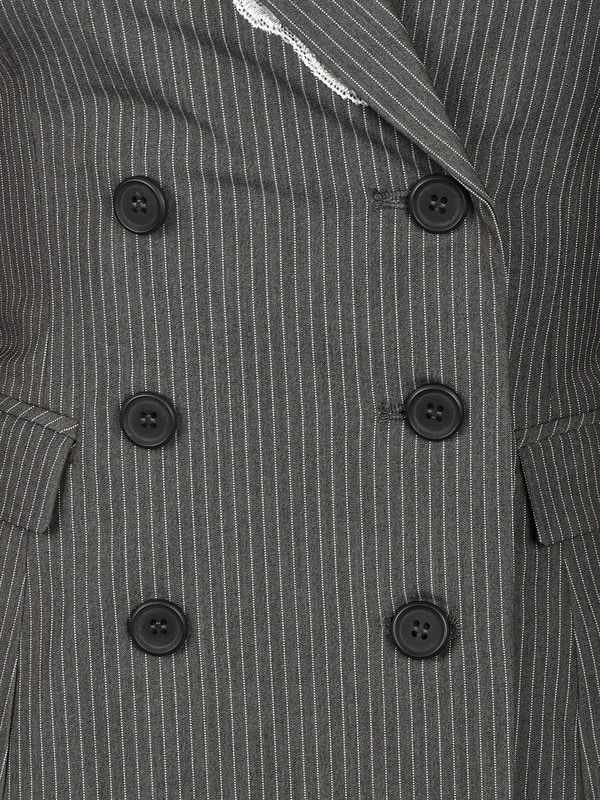 Back Laceup Tailpred Jacket 詳細画像 チャコール 16