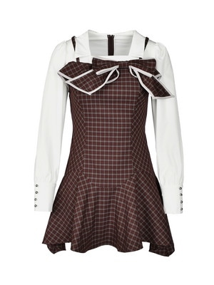 Bicolor Ribbon Irehim Mini Onepiece