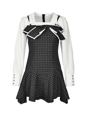 Bicolor Ribbon Irehim Mini Onepiece